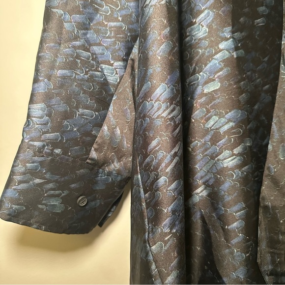 COS X Chris Perani Patterned Art To Wear Scarf Dress Draped Retro Lagenlook 12 - Picture 6 of 15